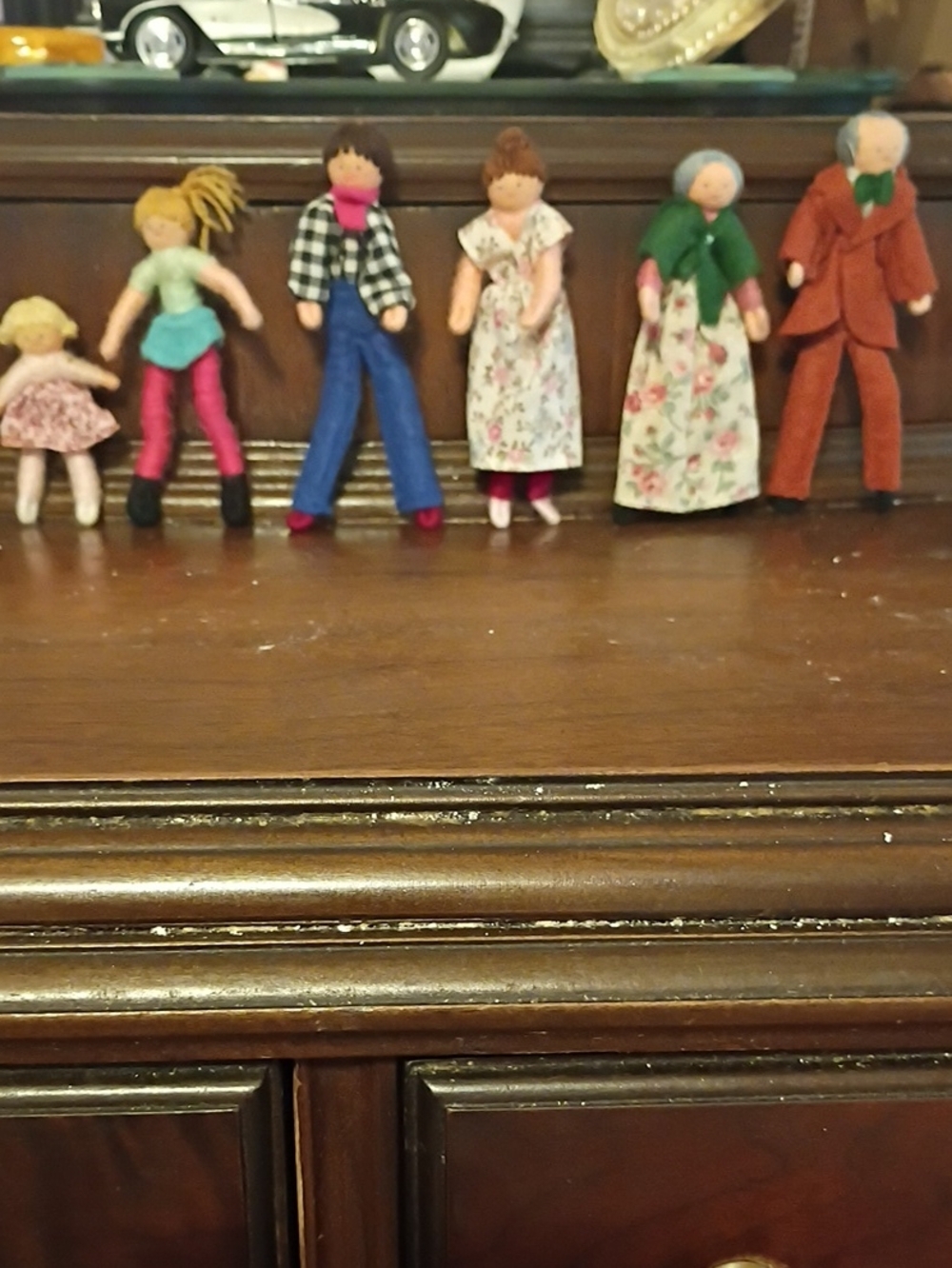 Vintage 1990 7 Half Penny Dolls